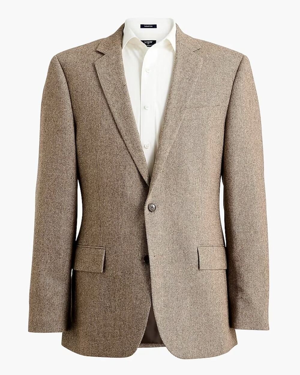J. Crew Factory men's Thompson Blazer 38R tweed brown Slim Fit herringbone CA464